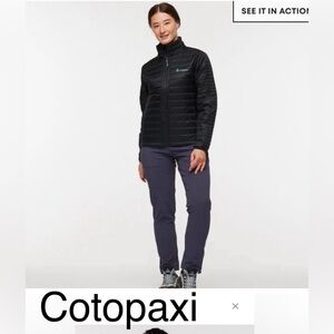 Cotopaxi Women's Capa Black Puffer Jacket NEW with tags size XL